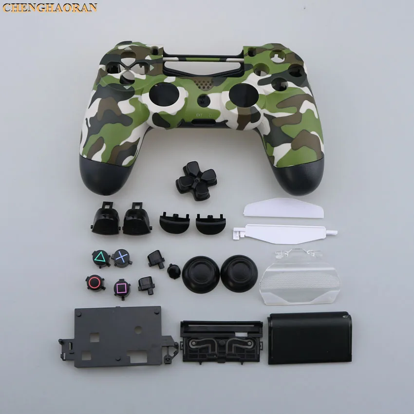 P 1SET Buttons kit Screwdriver Screws Plastic Matte Front Back Hard Upper Housing Shell Case for Sony PS4 Pro Controller JDS-040 - Цвет: P