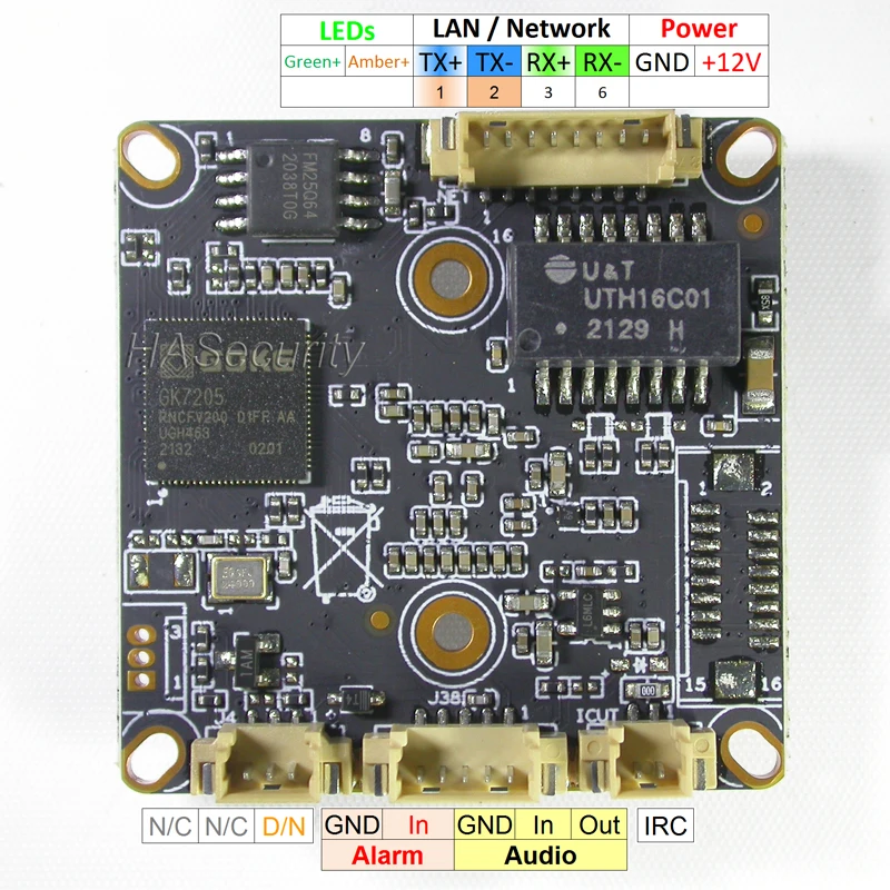 H.265 1/2.8 &quotдатчик изображения STARVIS IMX307 CMOS + GK7205 фотокамера Фотосессия объектив M12