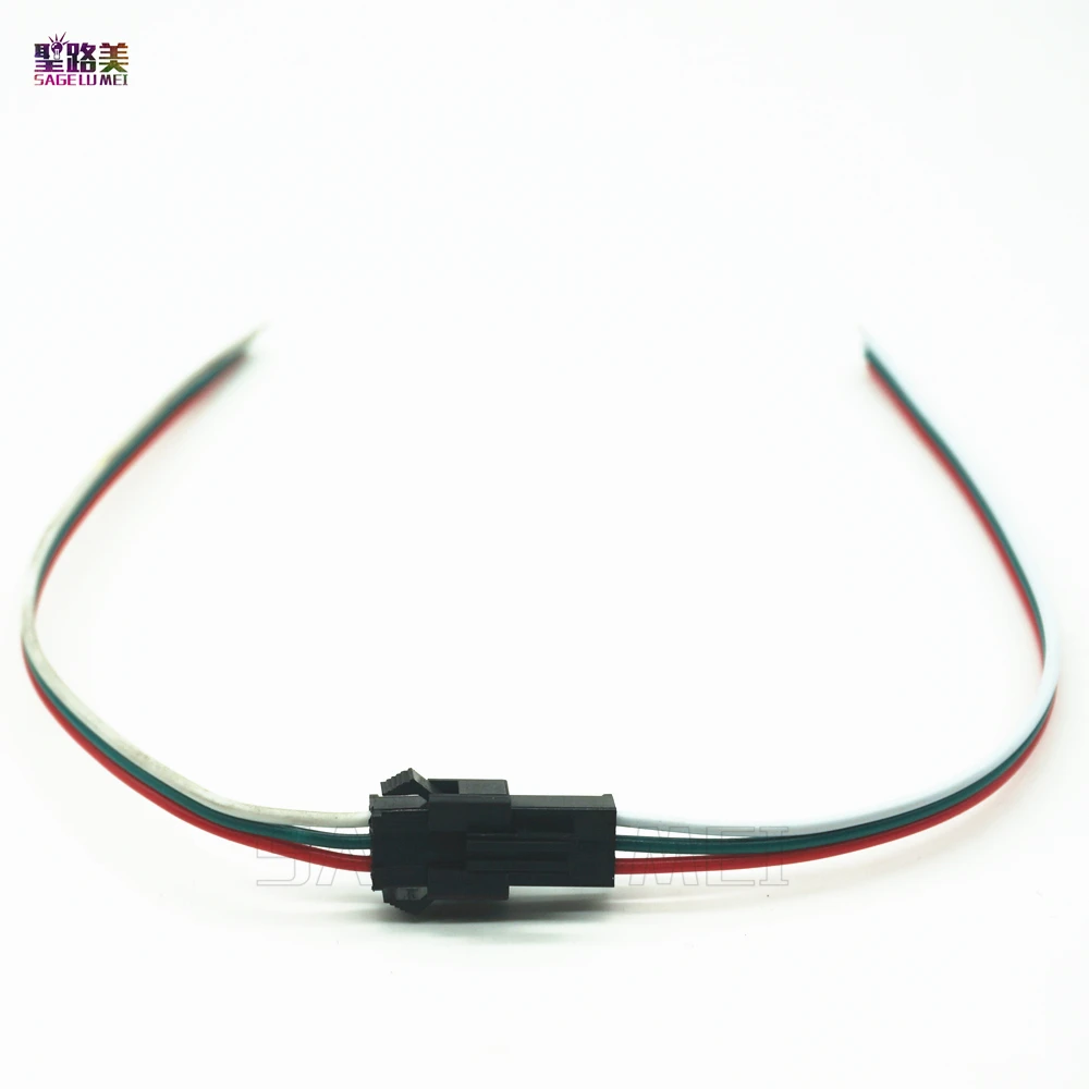 Бесплатная доставка 10 пар JST 2pin/3pin/4pin/5pin SM светодиодный разъем для 2801 2812b 6812 1903 5050