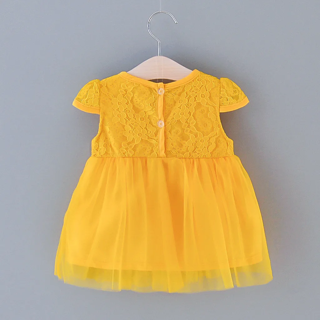 Новинка 2020 весенне-летнее платье для девочек детские топы с кружевным принтом