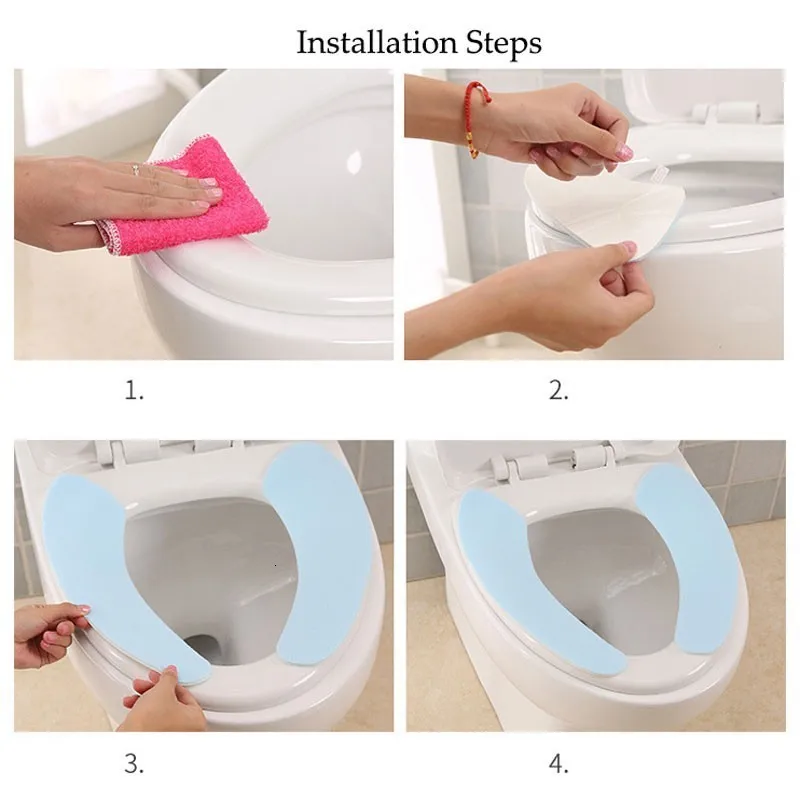 Бархатная вставка для унитаза круглый коврик толстое моющееся сиденье зимние