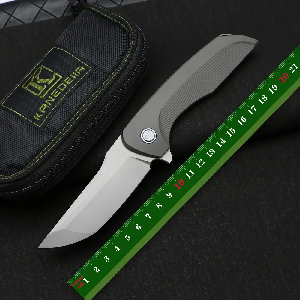Hakkaido Flipper m390 лезвие титановая ручка складной нож для кемпинга охоты выживания