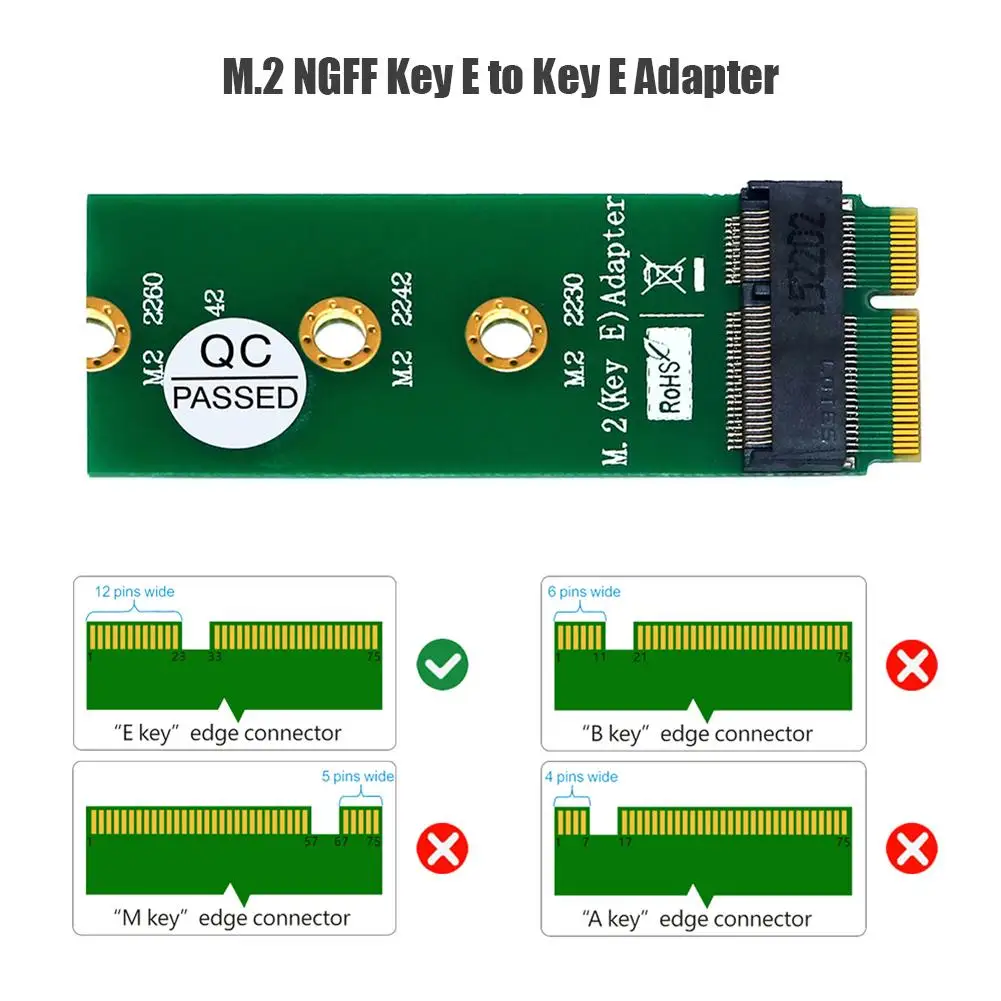 M.2 NVME SSD ключ E карта к PCIE адаптер новый и высокое качество простой элегантный