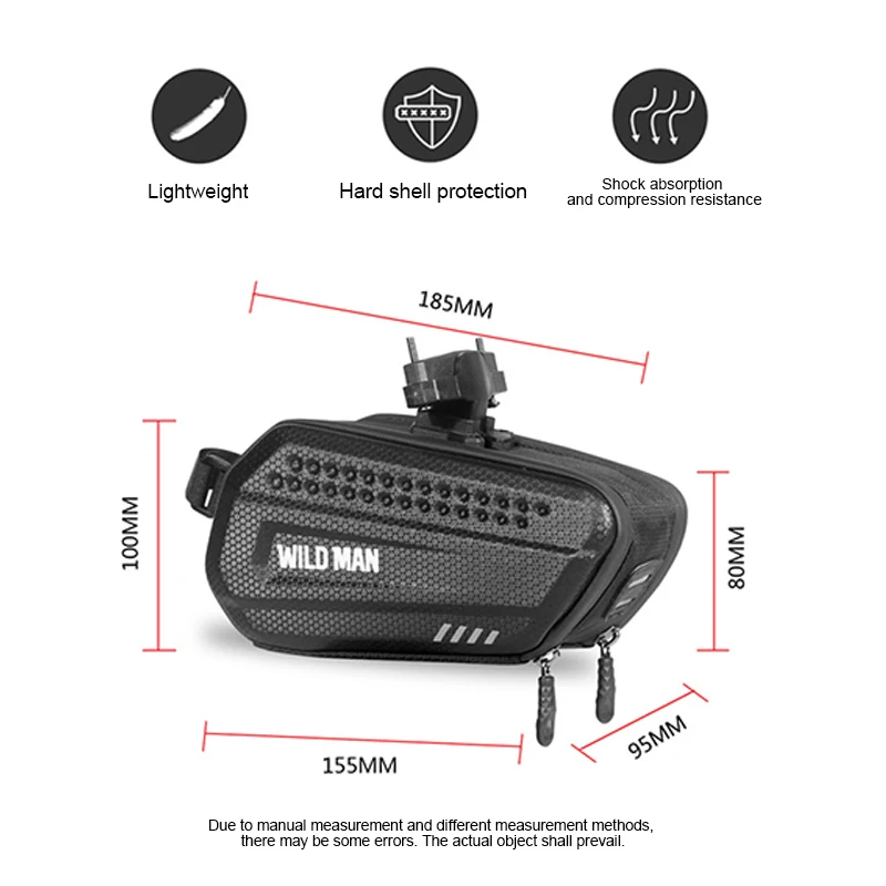 MTB портативная Водонепроницаемая велосипедная седельная сумка переносная для