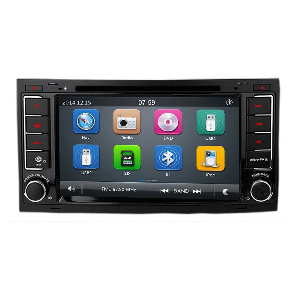 Автомобильный DVD-плеер с GPS навигатором для Volkswagen VW TOUAREG Transporter T5 Multivan WIFI BT RDS DVR