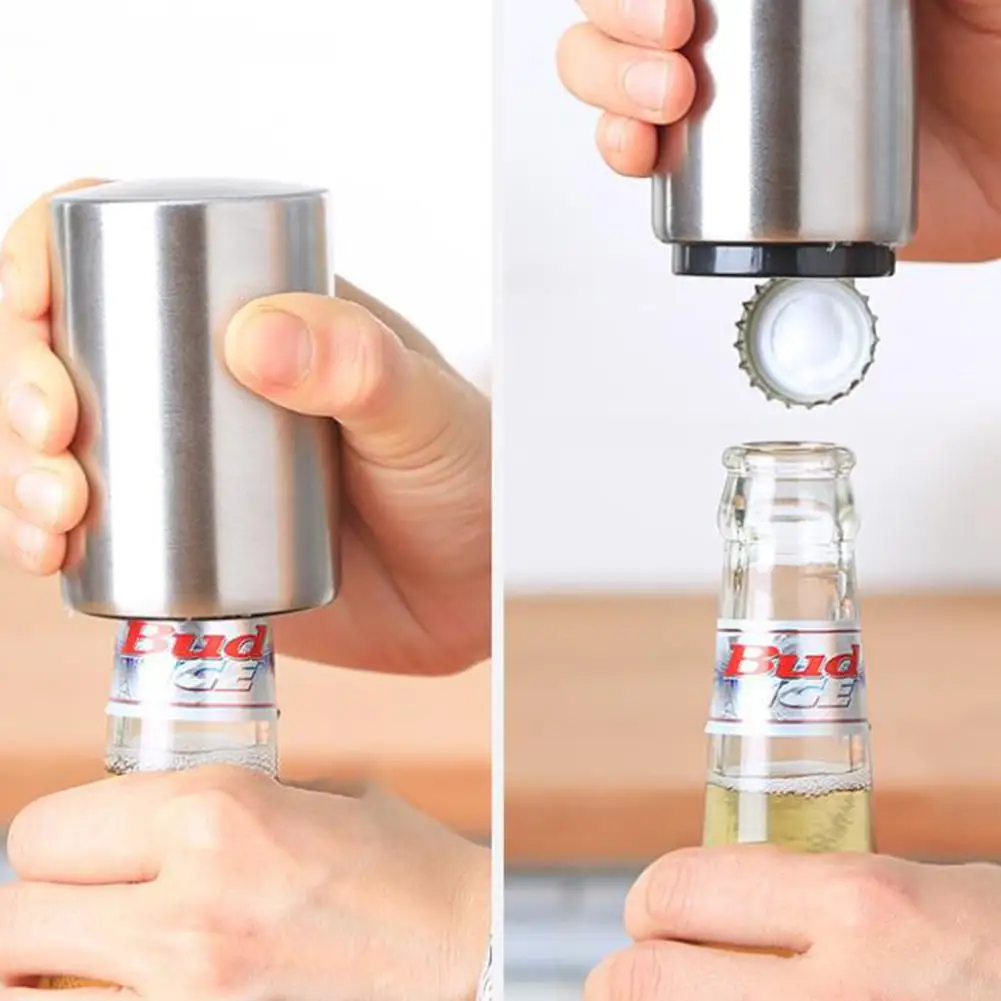 Креативный открывалка для кухни из нержавеющей стали пива автоматический