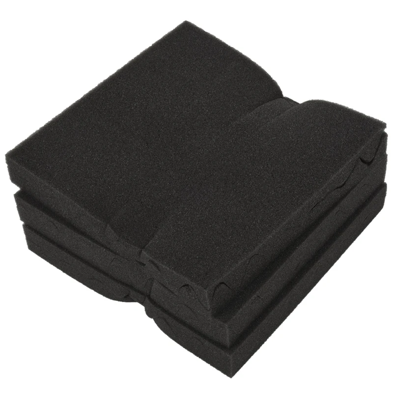 6pcs Black 30X30X4CM Soundproofing Acoustic Foam Tiles Noise Sound-Absorbing Treatment Studio Room Absorption foam | Обустройство