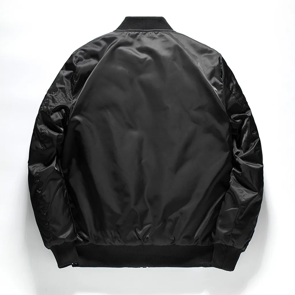 Winter Male Parka Jackets Men's Warm Casual Fashion Pure Color Jacket Zipper Outwear Tops Coats Men Wind Breaker | Мужская одежда