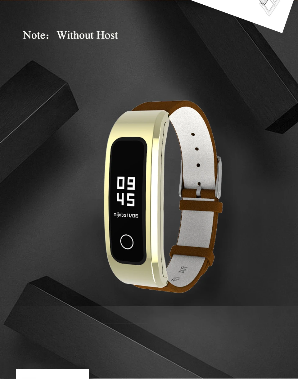 Mijobs пояса из натуральной кожи ремешок для huawei Honor Band 4 бег ремешок часы браслет для Honor Band 4 бег умный Браслет