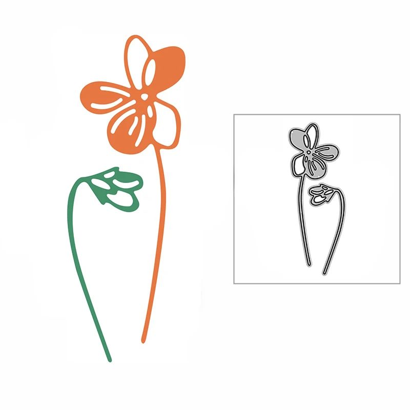 

Новый ленивый цветок растение ремесло тиснение плесень 2021 металлические Плашки для DIY декоративные Скрапбукинг альбом карты изготовление ...