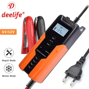deelife battery charger 12v for car motorcycle maintainer desulfator 6v 12v automotive battery chargers trickle charging free global shipping