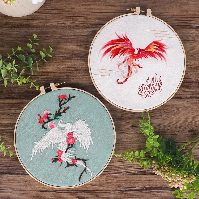 Набор для вышивки традиционными китайскими цветами вышивка крестиком ручная