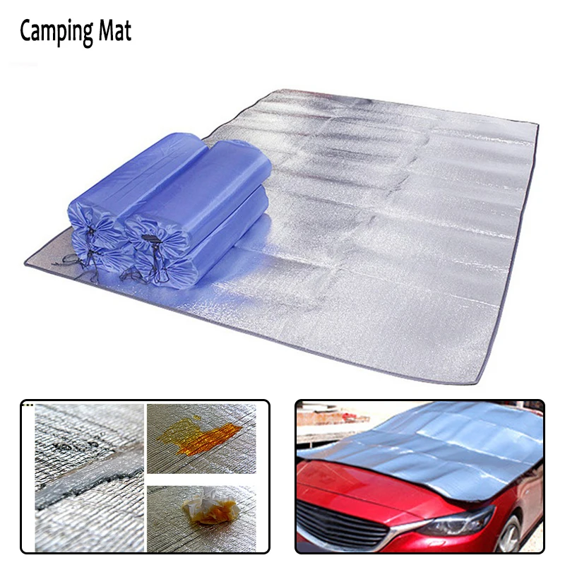 Коврик туристический водонепроницаемый из алюминиевой фольги вспененного