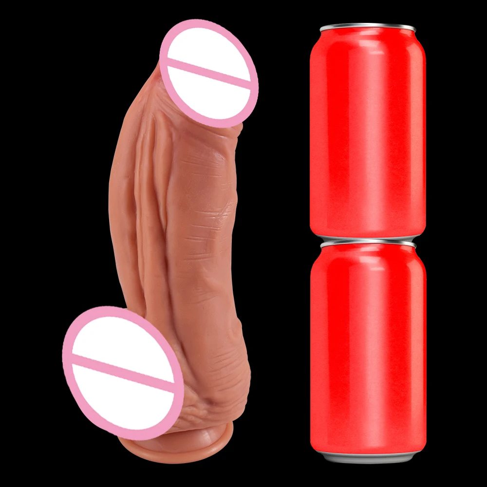 Эротический большой силиконовый фаллоимитатор 65 мм игрушки для взрослых