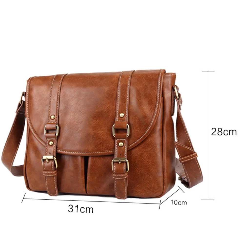 Дорожная сумка Повседневная Деловая кожаная мужская черная модная