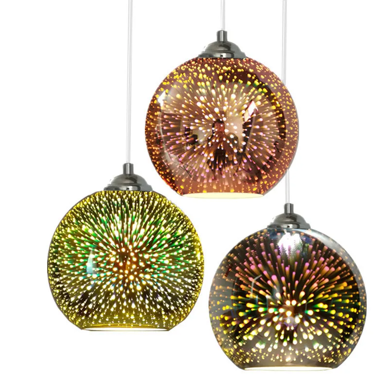 

nordic iron copper christmas balls modern led chandelier lamparas de techo luzes de teto ventilador de techo