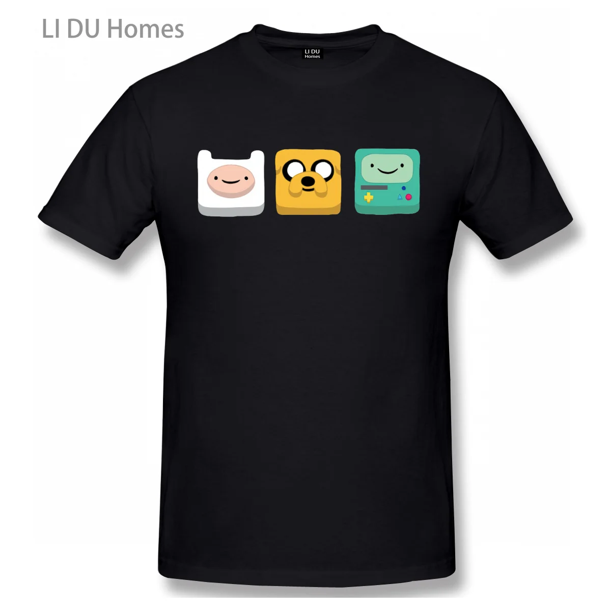 

Adventure Time Anime Jake Finn And Bmo T Shirt Oversize Cotton Tshirts Short Sleeve Streetwear T-shirts Tee Tops