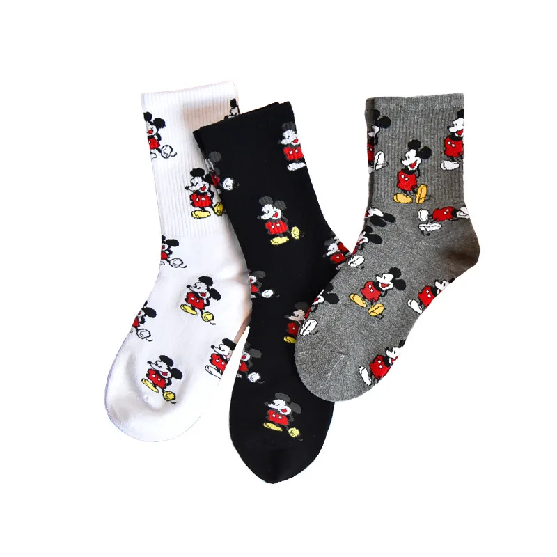 Носки с Микки Маусом Симпатичные из мультфильма Город героев Модные носки