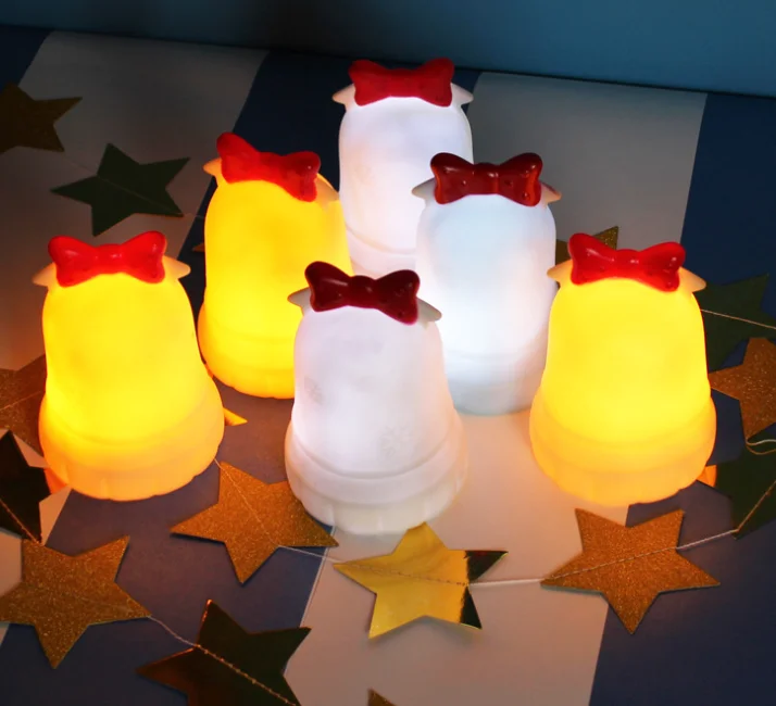 Creative ornaments children's room intelligent eye protection led small night light