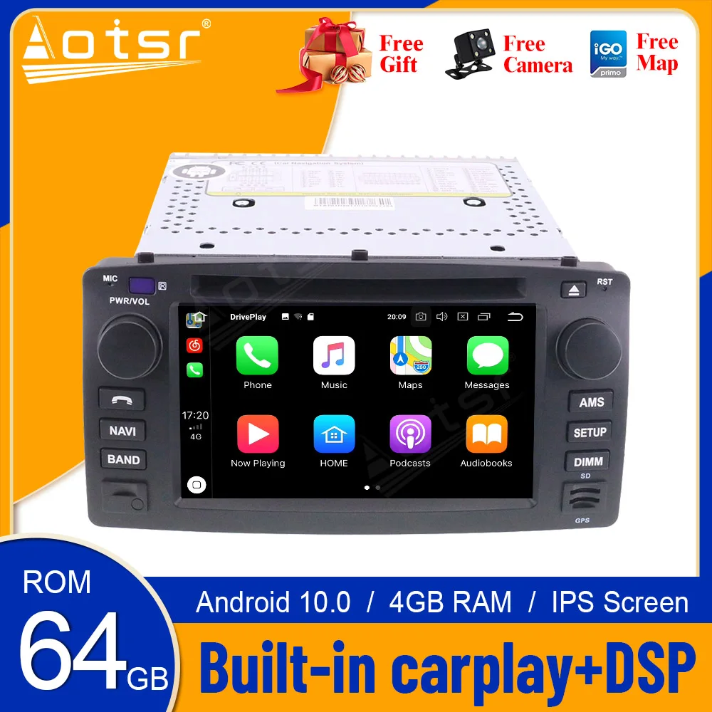 Carplay IPS DSP Android экран для Toyota Corolla EX 2001 2002 2003 2004 2005 2006 автомобильное радио стерео