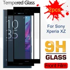 Закаленное стекло с полным покрытием для Sony Xperia XZ XZS XZ1 XZ2 Premium, 2 шт.