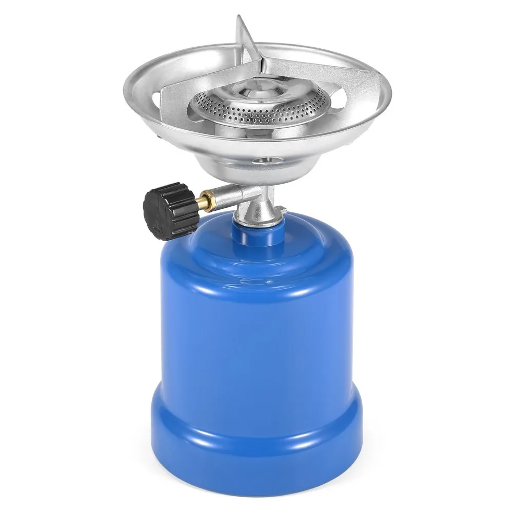 

Outdoor Camping Stove Foldable Coffee Stove Stainless Steel Adjustable Propane Gas Burner Camping Cookware Hiking Fishing BBQ