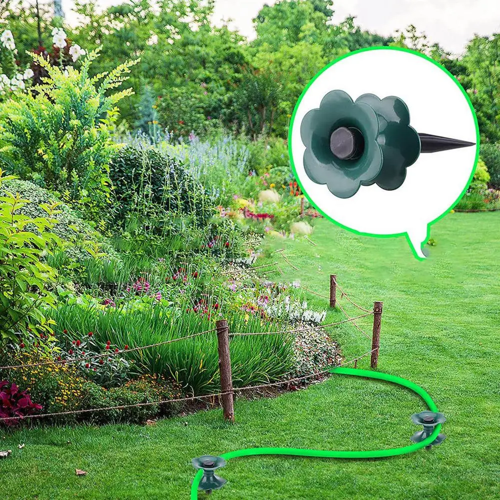 

Hose Guide Zinc Metal Garden Lawn Wind Pipe Zinced Spike Plant Protection ABS+zinc Alloy Durable ABS Retractable High-strength