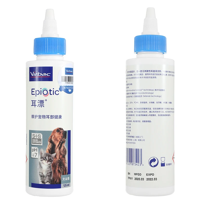 Victor-enjuague de oreja franc&eacute;s para perros, 60ml, lavado de orejas, adem&aacute;s de &aacute;caros de las orejas, gotas para orejas para gatos-3