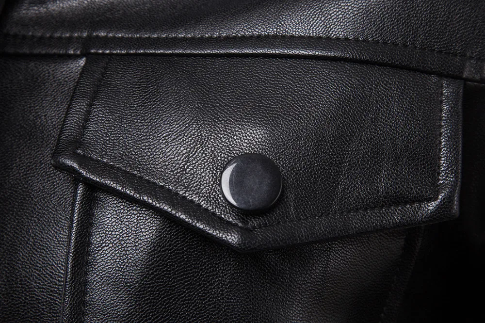 

Men PU leather hooded jacket biker motorcycle jackets and coats autumn winter mens punk jacket jaqueta de couro plus size 5XL