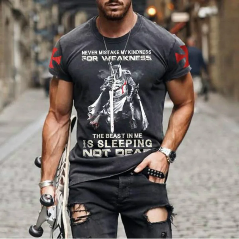 

Men's 3D Printed T-shirt Round Neck Breathable Short Sleeve Newest Summer 2021 Creative Personality Shirt Oversized Male T Shirt
