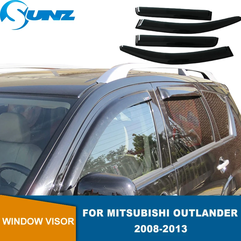 Дефлектор боковых окон для Mitsubishi Outlander 2008 2009 2010 2011 2012 2013 погодные экраны оконные