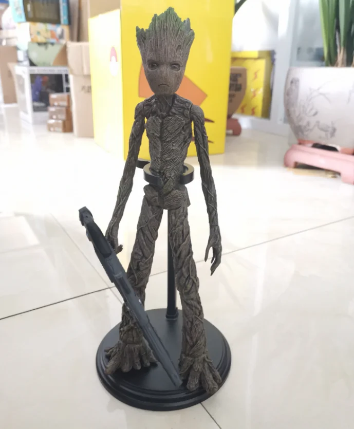 

Marvel Guardians of The Galaxy Avengers Baby Groot Hands Moveable Action Figure Model Toys