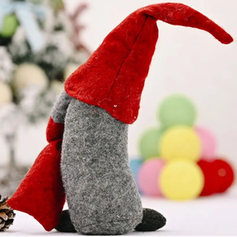 

2pcs/set Christmas Faceless Swedish Tomte Gnome Ornaments Handmade Scandinavian Home Holiday Party Decoration