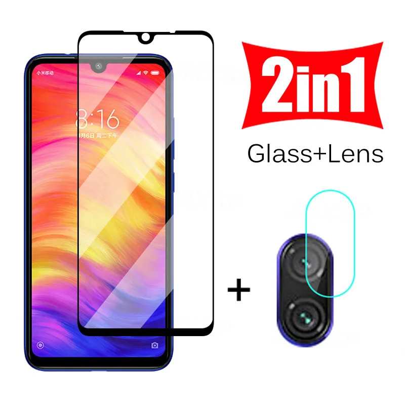 Защитное стекло для Xiaomi Redmi 7 7A 10X Pro закаленное Note объектив камеры Защитная пленка