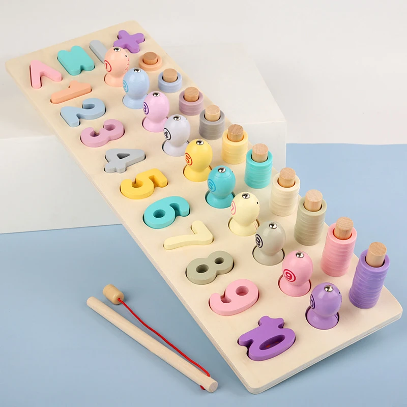 Игра 3 в 1 рыбалка сочетании с памятью настольная игра забавными блоками