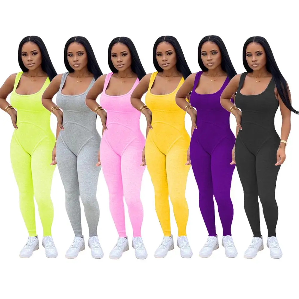 

Bodysuit Women Skinny Crop Top Sexy Sports Clubwear Party Bandage Long Jumpsuits Summer Party Playsuit Camisetas Mujer