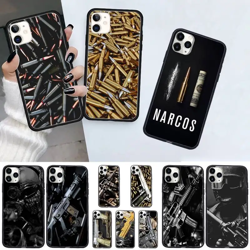 Крутой чехол для телефона bullet gun Man iPhone 11 12 pro XS MAX 8 7 6 6S Plus X 5S SE 2020 XR|Бамперы| |