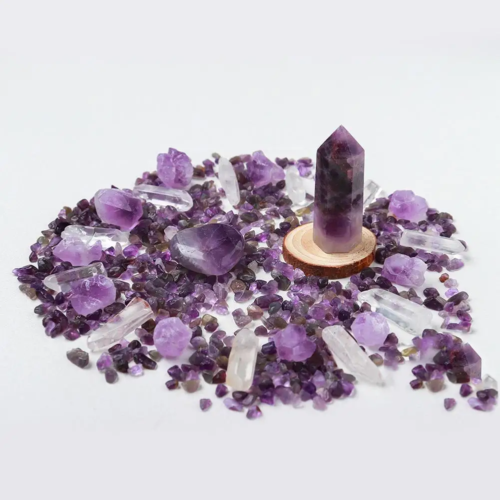 

Натуральный кристаллический точечный лечебный камень, волшебная палочка, чакра рейки с подарками, коробка для поделок, Хрустальный коллекц...