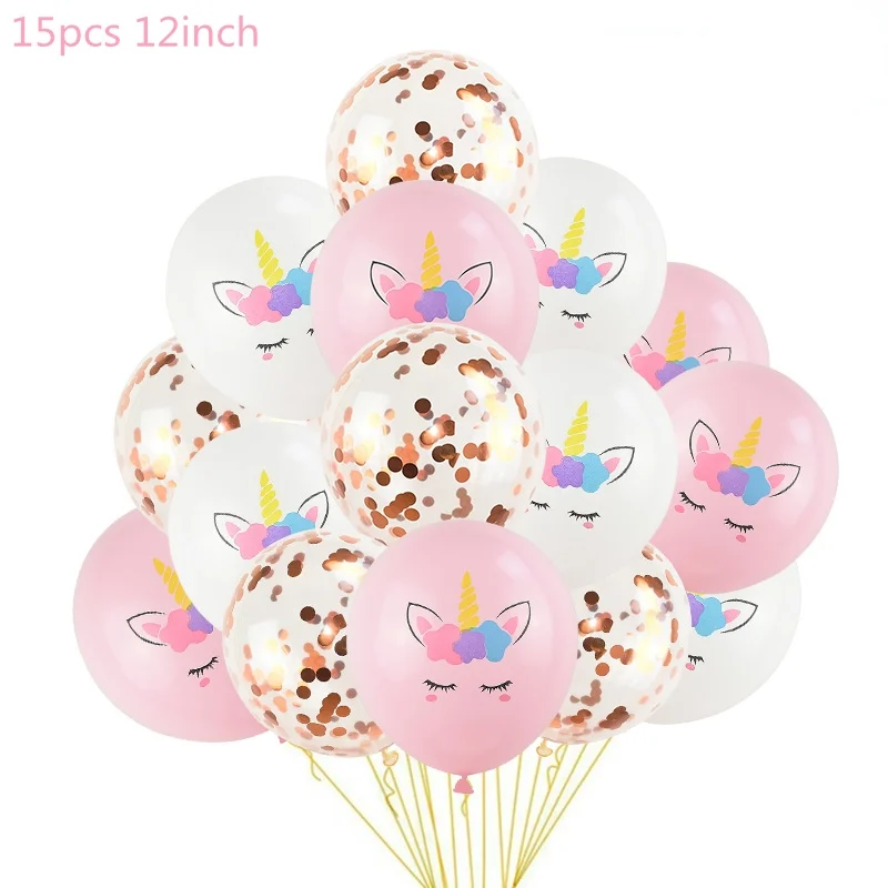 

Unicorn Party Balloon Birthday Balloon Unicorn Decoration Latex Confetti Balloon Birthday Party Decoration Ball Kids Gift Toy