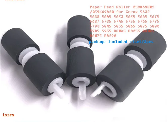 

1set Paper Feed Roller 059K69802/019K09420 for Xerox 5875 5890 5945 5955 5632 5638 5645 5653 B8075 B8090 B8045 B8055 B8065 5845