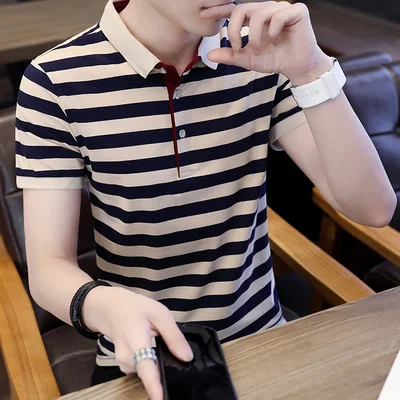 

New summer short-sleeved t-shirt men's trendy men's clothing on the wild 3927