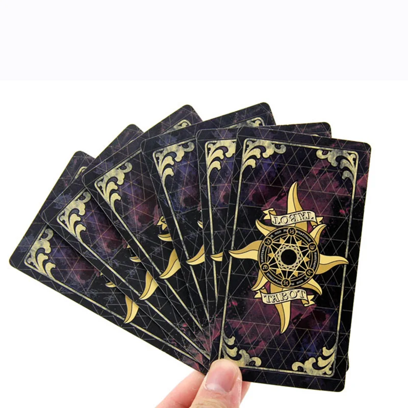 New 78 PCS/Set Holographic Board Game Shine Waite Tarot Cards English Edition | Спорт и развлечения