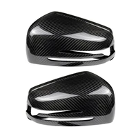 2 pcs for mercedes benz w204 w176 w117 gla class real carbon fiber mirror cover car rearview side mirror caps decor accessories