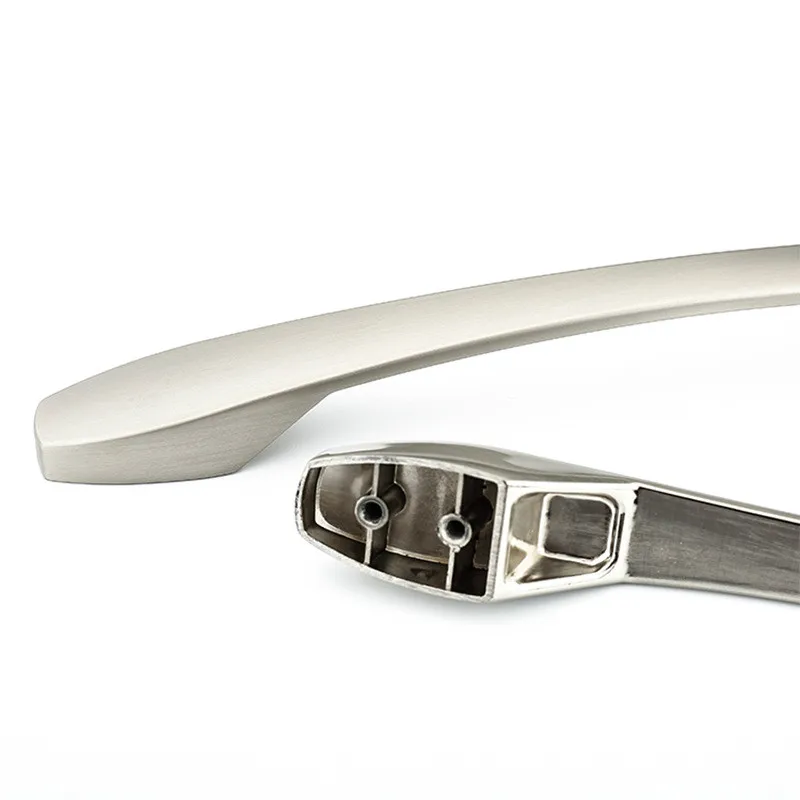 Европейская большая кухонная мебель с ручкой шкафа современный простой