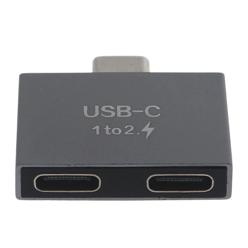 Переходник с USB C папа на Dual мама |