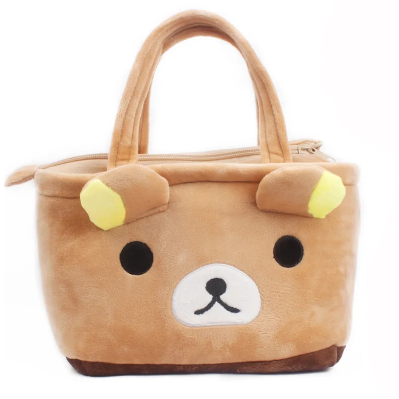 Детский плюшевый рюкзак для взрослых сумка-тоут/чайник/Ланч/Канцтовары/конфеты