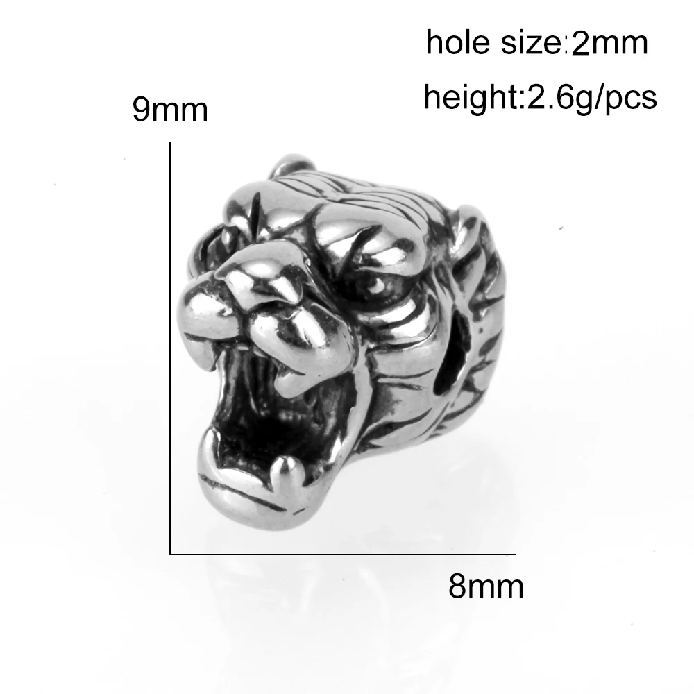 Бусины для изготовления ювелирных изделий Винтажные бусины из нержавеющей стали