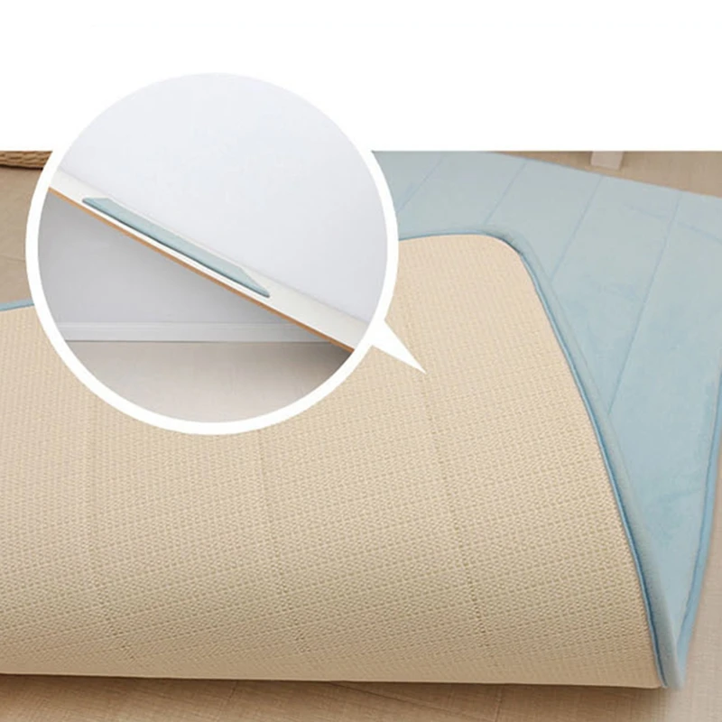 

Water Absorption Rug Bathroom Mat Shaggy Memory Foam Bath Mat Set Kitchen Door Floor Mat Carpet for Toilet Non Slip