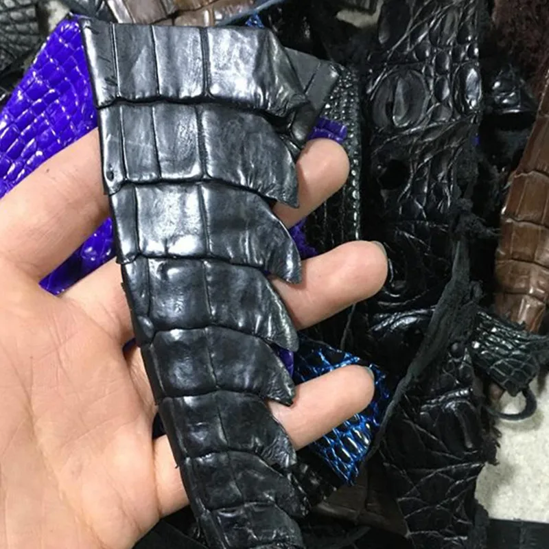 Genuine Crocodile Leather Watchband 18mm 19mm 20mm 21mm 22mm Watches Strap Coffee Black Butterfly Buckle Watch Band