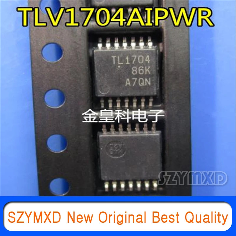 5 шт./лот новый оригинальный TLV1704AIPWR TSSOP 14 TL1704 TLV1704 Quad Напряжение чип компаратора в